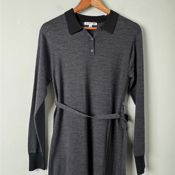 Uniqlo × JW Anderson Merino Wool Blend Polo Long Sleeve Sweater Dress Size XS - Picture 4 of 12